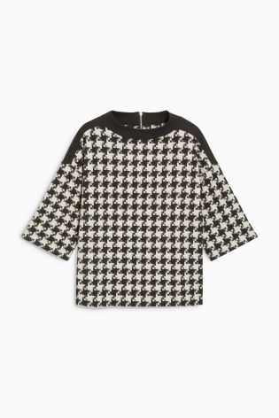 Dogtooth Cosy Top